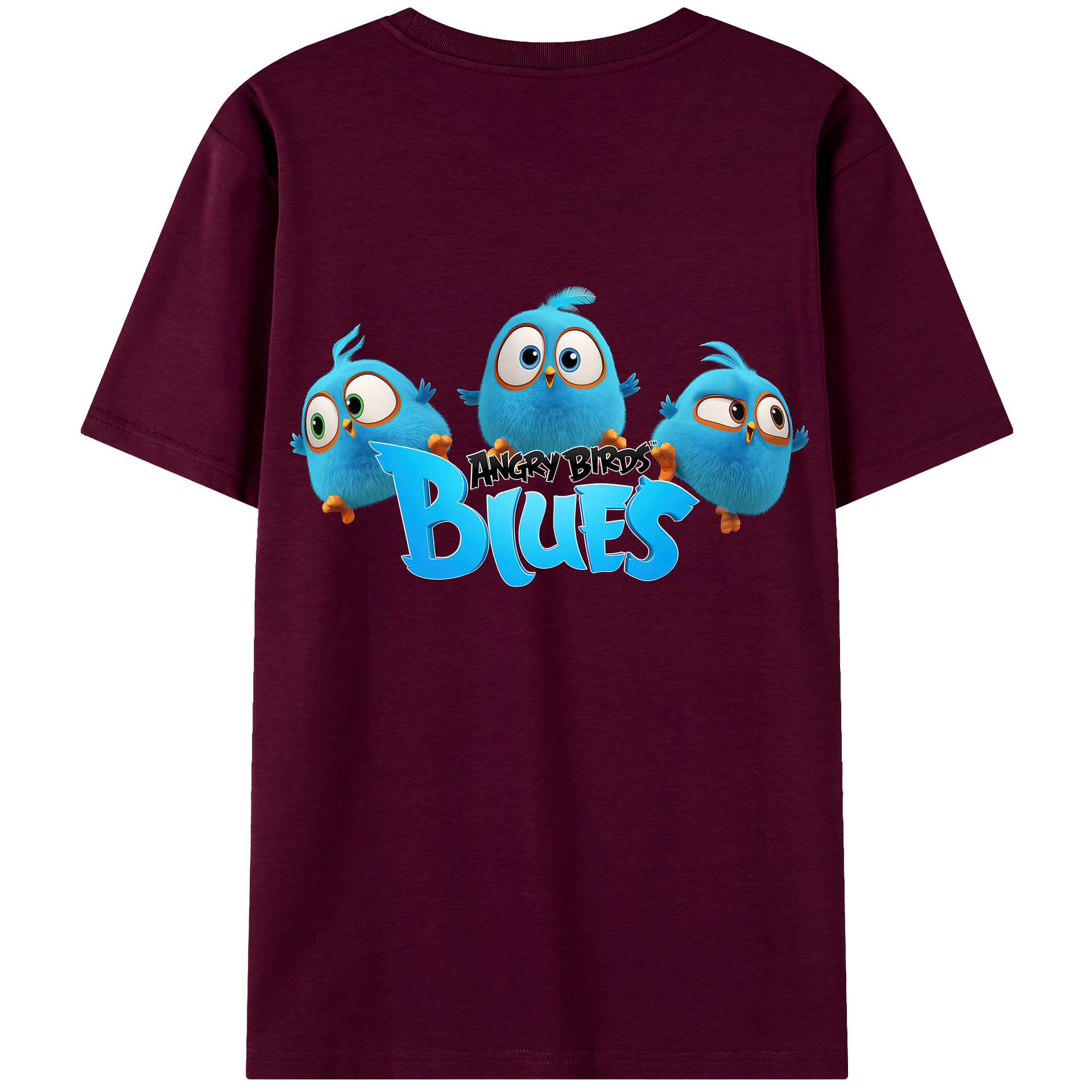 （画像用） Angry Birds アングリーバード レディース半袖Tシャツ(バックプリント)